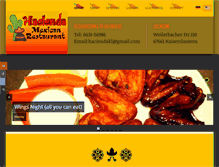 Tablet Screenshot of hacienda-kl.com